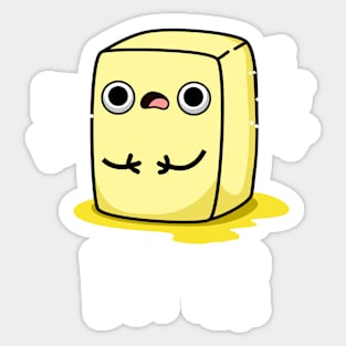 But-ter Funny Butter Pun Sticker